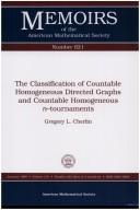 The classification of countable homogeneous directed graphs and countable homogeneous n-tournaments