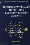 Protocol conformance testing using unique input/output sequences