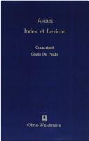 Aviani index et lexicon