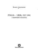 Italia-URSS, 1917-1941