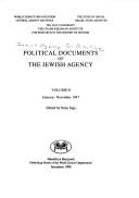 Political documents of the Jewish Agency