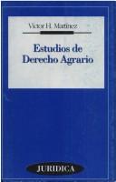Estudios de derecho agrario