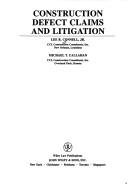 Construction defect claims and litigation