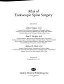 Atlas of endoscopic spine surgery