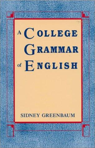 A college grammar of English