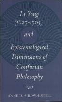 Li Yong (1627-1705) and epistemological dimensions of Confucian philosophy