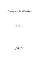 Privacy and social services