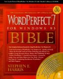 WordPerfect 7 for Windows 95 bible