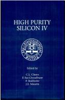 Proceedings of the Fourth International Symposium on High Purity Silicon