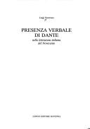 Presenza verbale di Dante nella letteratura italiana del Novecento