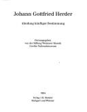 Johann Gottfried Herder