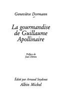La gourmandise de Guillaume Apollinaire