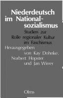 Niederdeutsch im Nationalsozialismus: Studien zur Rolle regionaler Kultur im Faschismus (German Edition)