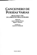 Cancionero de poesías varias