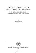 Jacobus Hoogstraeten gegen Johannes Reuchlin