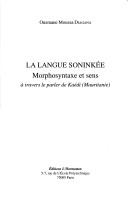 La langue soninkée