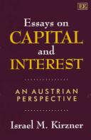 Essays on capital and interest