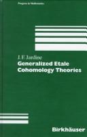 Generalized Etale cohomology theories