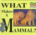 What makes a mammal?