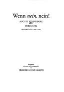 Wenn nein, nein!
