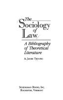 The sociology of law