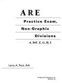 ARE practice exam, non-graphic divisions