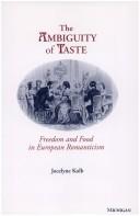 The ambiguity of taste