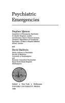 Psychiatric emergencies