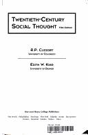 Twentieth-century social thought