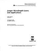 Longer wavelength lasers and applications