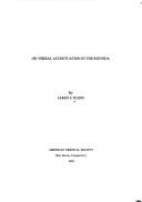 On verbal accentuation in the Rigveda