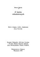 Z listów odnalezionych