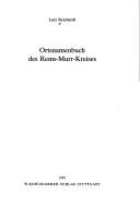 Ortsnamenbuch des Rems-Murr-Kreises