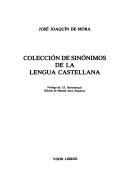 Colección de sinónimos de la lengua castellana