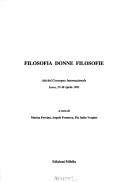 Filosofia, donne, filosofie