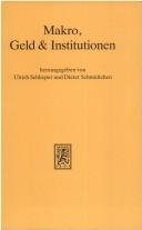 Makro, Geld & Institutionen