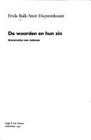 De woorden en hun zin