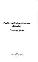 Studies on Italian-American literature