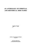 An anthology of spiritual and historical Sikh names