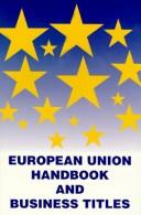 European Union handbook and business titles