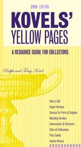Kovels' yellow pages