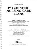 Psychiatric nursing care plans