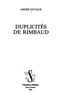 Duplicités de Rimbaud