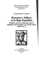 Romanos e itálicos en la Baja República