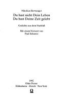 Du hast nicht Dein Leben, Du hast Deine Zeit gelebt