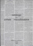 Catálogo dos jornais microfilmados