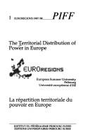 The territorial distribution of power in Europe
