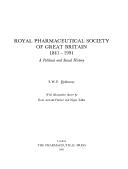 Royal Pharmaceutical Society of Great Britain, 1841-1991