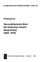 Das Erzählerische Werk der türkischen Autorin Sevgi Soysal (1936-1976)