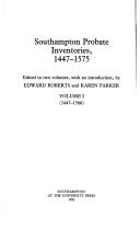Southampton probate inventories, 1447-1575